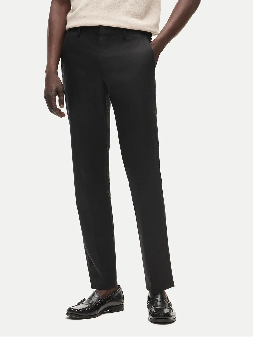 J. CREW Ludlow Slim-fit suit pant in Italian wool Black Size 31 NWT $250 43966